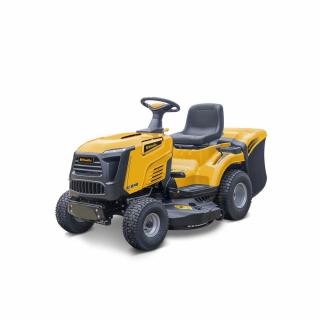Riwall fűgyűjtős fűnyíró traktor RLT 102 HRD Twin, 102 cm, hátsókidobással és hidrosztatikus váltóval