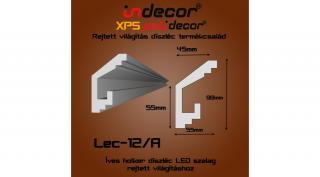 Lec-12A Rejtett világítás díszléc