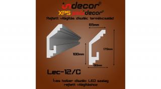 Lec-12C Rejtett világítás díszléc