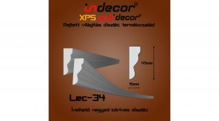 Lec-34 mintás 45x15mm