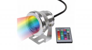 LED reflektor 9W, 12V, kültéri, RGB - IP65 -