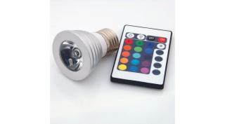 LED spot, E27, 3W, 230V, RGB