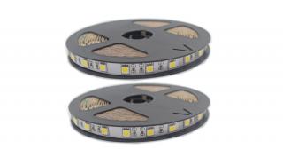 LED szalag, 24V, 5050, 60 SMD/m, nem vízálló, hideg fehér