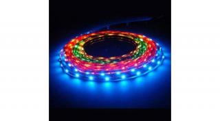 LED szalag, 5050, 30 SMD/m, nem vízálló, RGB