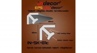 SK-01C Sarok konzol 80x80