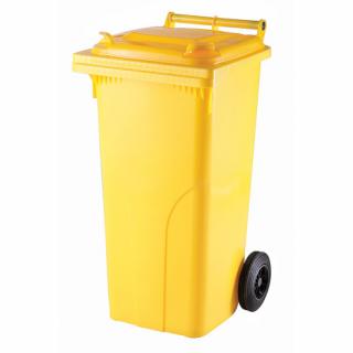 120 literes műanyag hulladéktároló-sárga (F2B_0004_4000)