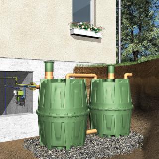 2 db vízgyűjtő tartály- készlet ( 3200 l ) (F5B_7701_0000)