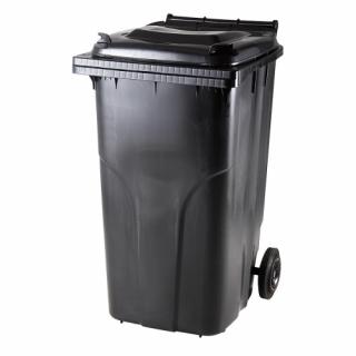 240 literes műanyag hulladéktároló-fekete (F2B_0005_3000)