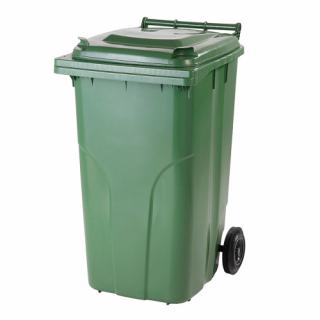 240 literes műanyag hulladéktároló-zöld (F2B_0005_2000)