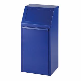 40 literes fém hulladékgyűjtő - kék