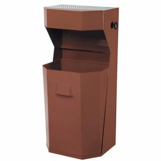 50 literes fém hulladékgyűjtő - barna (F2T_5225_5000)