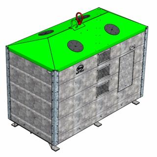 Alsó ürítésű 2,5 m3 fém konténer-üveg (F8L_6467_0001)
