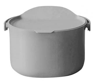 Biohulladék gyűjtő edény-szürke (F2O_8349_8000)