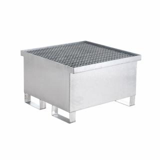 Fém gyűjtőkád egy hordóra-tüzihorganyzott (F3G_7558_0000)
