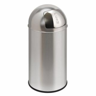 Hulladékgyűjtő fém betéttel-króm 40 l. (F2S_4583_0000)