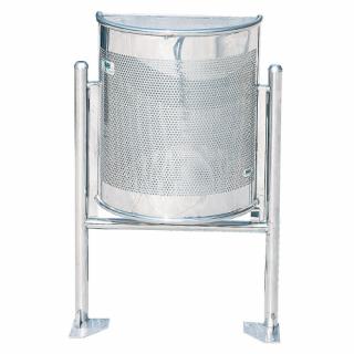 Inox félkör alakú hulladék tároló (F2T_3835_0000)