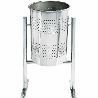 Inox kerek hulladék tároló (F2T_3836_0000)