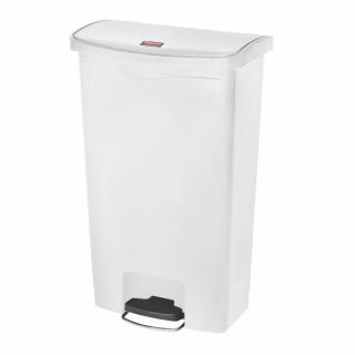 Lábpedálos hulladéktároló - fehér  68 l (F2O_7512_7000)