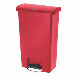 Lábpedálos hulladéktároló - piros 50 l (F2O_7511_6000)