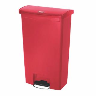 Lábpedálos hulladéktároló - piros 68 l (F2O_7512_6000)