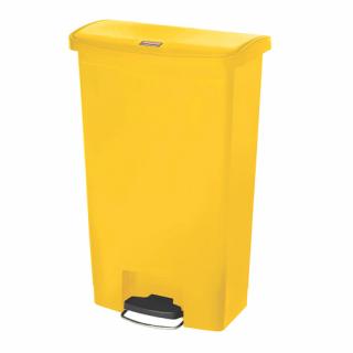 Lábpedálos hulladéktároló - sárga 68 l (F2O_7512_4000)