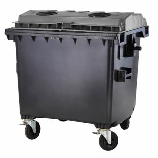 Laposfedelű 1100 l-es műa. konténer zárral (F2D_0021_3800)