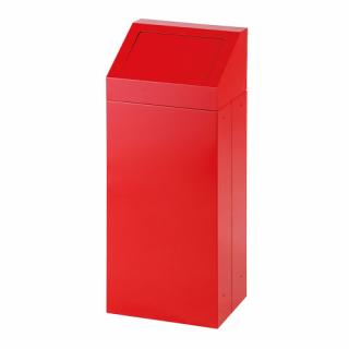 Levehető fedelű hulladékgyűjtő-piros (F2O_3649_6000)