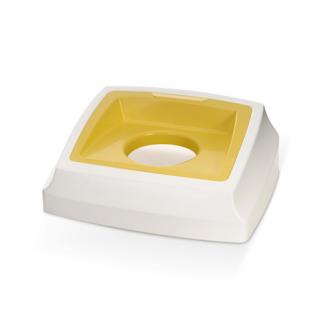 Műanyag fedél bedobónyílással-sárga (F2Z_8353_4000)