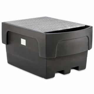 Műanyag gyűjtőkád horganyzott ráccsal (F3H_8171_0000)