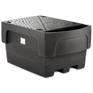 Műanyag gyűjtőkád műanyag ráccsal (F3H_8172_0000)