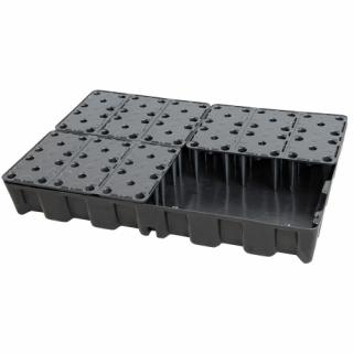 Műanyag gyűjtőkád rács nélkül120l. (F3H_7401_0000)