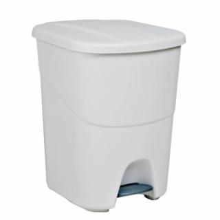 Műanyag hulladéktároló fehér fedéllel (F2O_7138_7000)