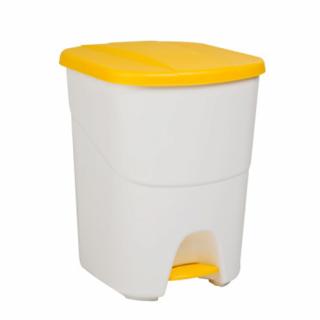 Műanyag hulladéktároló sárga fedéllel (F2O_7138_4000)