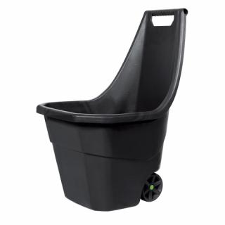 Műanyag kerti kocsi -55 l fekete (F5N_8105_3000)