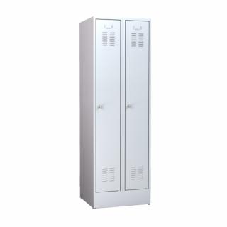 Öltöző szekrény 600 mm - szürke/szürke (F7B_5104_0000)