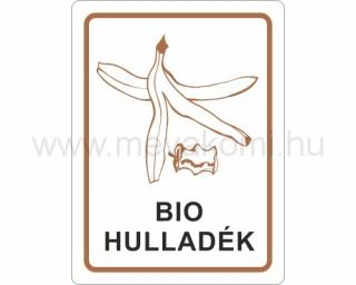 Öntapadó matricák - bio hulladék