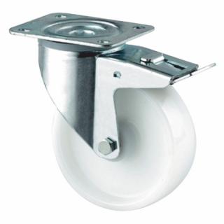 Poliamid fékkel ellátott forgatható kerék (F4D_6367_0000)