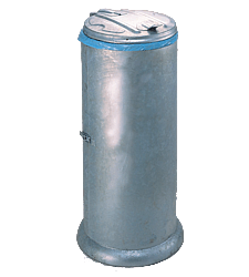 Tűzihorganyzott fedett zsákállvány (60 l) (F2Q_1055_0001)