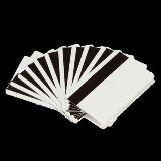Zebra 30 mil PVC kártya, HiCo mágnes csíkkal CR80 (500 kártya/doboz)
