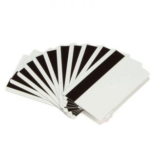 Zebra 30 mil PVC kártya, LoCo mágnes csíkkal CR80 (100 kártya/csomag)