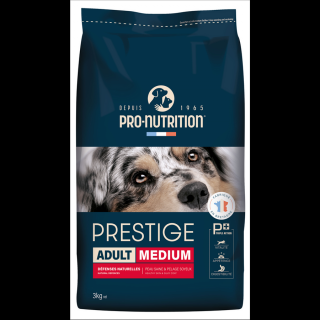 Pro-Nutrition Prestige Adult Medium (3kg, sertéssel és almával)