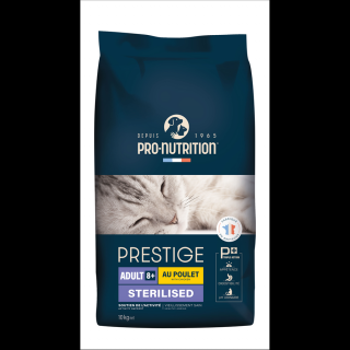 Pro-Nutrition Prestige Cat Adult 8+ Sterilized (10kg, csirkével és sertéssel)