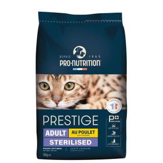 Pro-Nutrition Prestige Cat Adult Sterilized Chicken (2kg, csirkével)