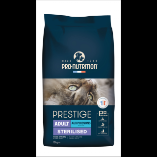 Pro-Nutrition Prestige Cat Adult Sterilized Fish (10kg, hallal)