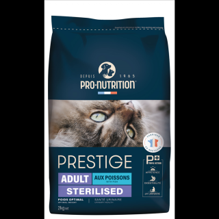 Pro-Nutrition Prestige Cat Adult Sterilized Fish (2kg, hallal)