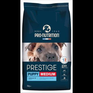 Pro-Nutrition Prestige Puppy Medium (3kg, kacsával és sertéssel)