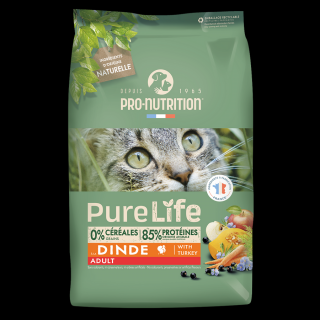 Pro-Nutrition PureLife Cat Adult Turkey 8kg (pulykával)