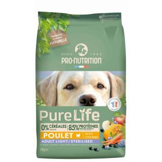 Pro-Nutrition PureLife Light/Sterilized (2kg, sertéssel)