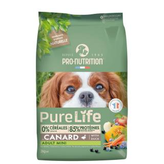 Pro-Nutrition PureLife Mini Adult (2kg, kacsával)