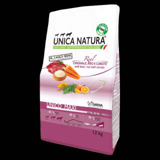 Unica Natura UNICO MEDIUM/MAXI 12kg (vaddisznóval)